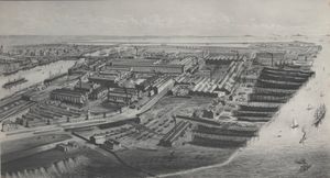 Vickers, Sons & Maxim의 해군 건설 공장 (1900년경)