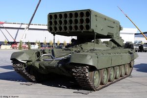 BM-1 - 러시아 24연장 다연장 로켓 발사기, TOS-1A 시스템의 일부