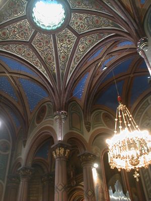 성모 마리아 교회의 네오 비잔틴 양식 프레스코화