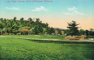 1900년 일리간의 미국 육군 캠프 오버튼