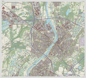 2014년 3월 기준 펜로 시의 지형도