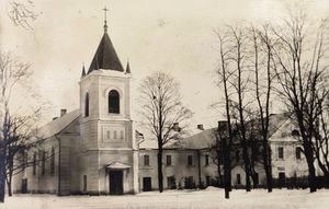 1928년의 전 삼위일체 수도원 교회