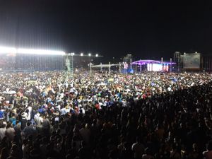 2017년 마지막 날 이 경기장에서 열린 연말 콘서트