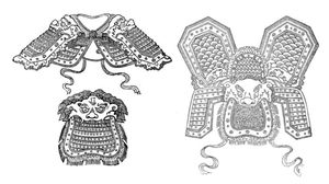 코뿔소 가죽 갑옷과 물소 가죽 갑옷의 그림