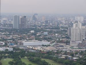 산후안의 그린힐스 지역 항공 사진