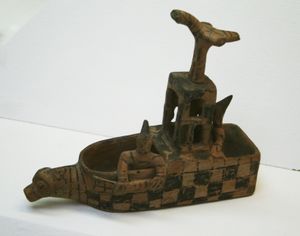 퀼테페의 용기 모양의 리톤