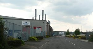 2020년에 폐쇄된 길드포드의 이전 알렉산더 데니스 섀시 공장