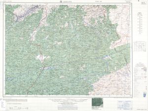 코캉 지역 일부를 포함한 지도(1954년)