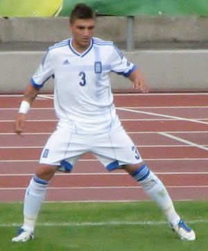 2012년 7월 에스토니아 U-19 축구 국가대표팀과의 경기에서 그리스 U-19 대표팀 소속으로 뛰는 스타필리디스