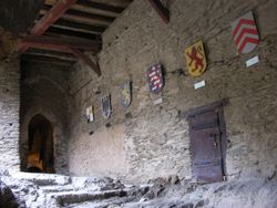 마르크스부르크 성에서 보이는 목조 보