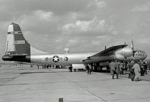 영국 RAF 버턴우드에 주둔한 제53기상정찰비행대의 보잉 WB-50D