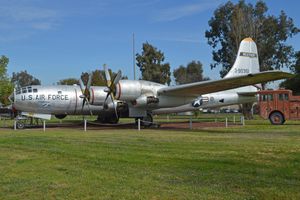 WB-50D 피닉스의 비행, 캐슬 항공 박물관에 전시되어 있다.