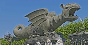 날개 달린 네 다리 린트부름 분수, 클라겐푸르트