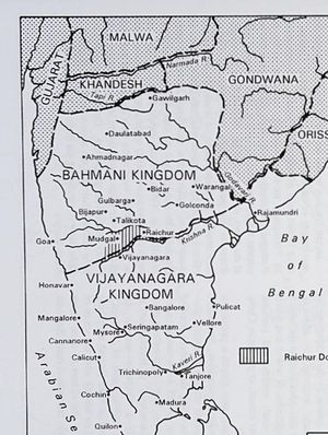 14세기 데칸 지도