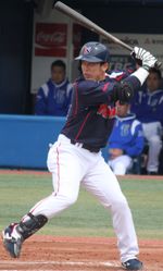 현역 시절(2014년 4월 13일 요코하마 스타디움)