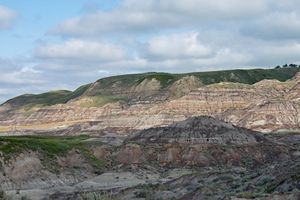 앨버타 주 드럼헬러의 배드랜드