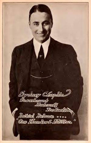 1920년의 시드니 채플린