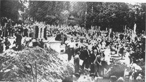 1941년 6월 26일 카우나스에서 열린 6월 봉기 희생자 장례식