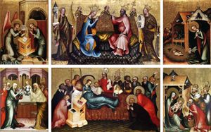 그루지옹츠 다련제 제단화, 약 1400년