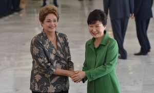 지우마 호세프 브라질 대통령과 박근혜 대한민국 대통령 (2015년)