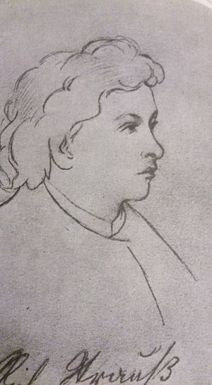 1880년의 리하르트 슈트라우스, Else Demelius-Schenkl 그림