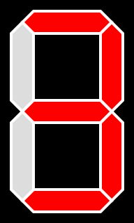 숫자 3 (abcdg 세그먼트 켬)