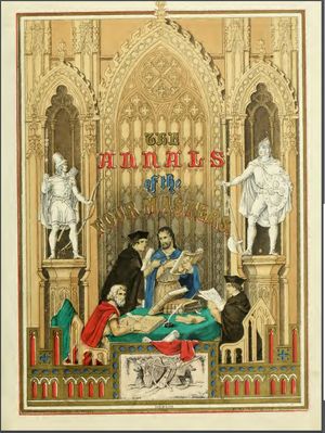 B. H. Holbrooke가 1846년에 그린 "네 명의 거장" 삽화