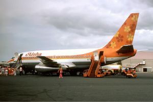 1981년 5월 호놀룰루의 알로하 보잉 737-200