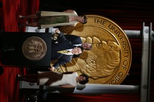 스티븐 콜베어와 《콜베어 르포》 출연진 (제67회 피바디상 시상식)