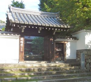 샤쿠하치 근본 도량인 묘암사.