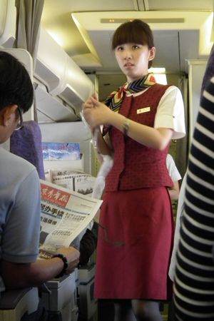중국국제항공의 객실 승무원