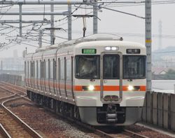 이른 아침의 기후행 구간 쾌속