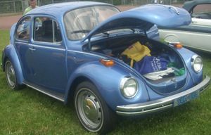 폭스바겐 비틀의 앞쪽 수납 공간