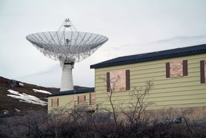 과거 손드레스트롬 상층 대기 연구 시설 부지.