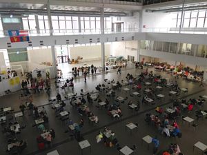  체코 브르노의 우크라이나 난민