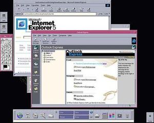  솔라리스 (CDE)에서 실행되는 인터넷 익스플로러 5