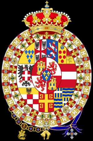파르마의 카를로 2세, 스페인 인판테로서의 문장 (1761–1788)