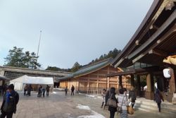 이즈모 대사 구 청사(텐트 뒤)