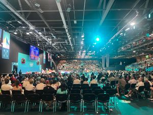 경기 중 역도 경기장