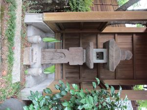 호다이인에 있는 키리시탄 등롱(2022년 8월 촬영)