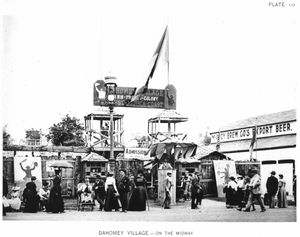 공식적인 국가 전시 외에, 비백인 문화는 주로 메인 공원에서 배제되었고 대신 미드웨이에서 발견되었다.