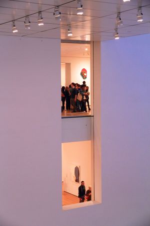 뉴욕 근대 미술관의 단면도