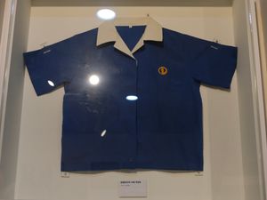 동일방직 하계 작업복. 국립민속박물관 소장.