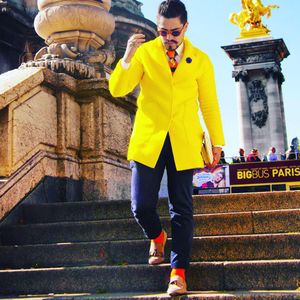 파리 패션 위크에 참석한 블로거 알란 카리뇨