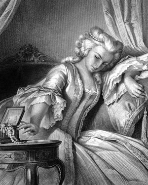 레이디 밀포드, 1859년 아르투어 폰 람베르크의 조각