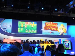 튀어나와요 동물의 숲은 E3 2011에서 공개되었다.