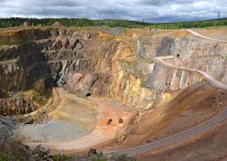 팔룬의 구리 광산 터