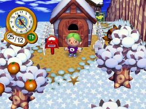 크리스마스 날의 플레이어의 집