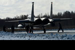 미국 공군 F-15C 전투기, 샤울랴이 공군 기지에 주둔