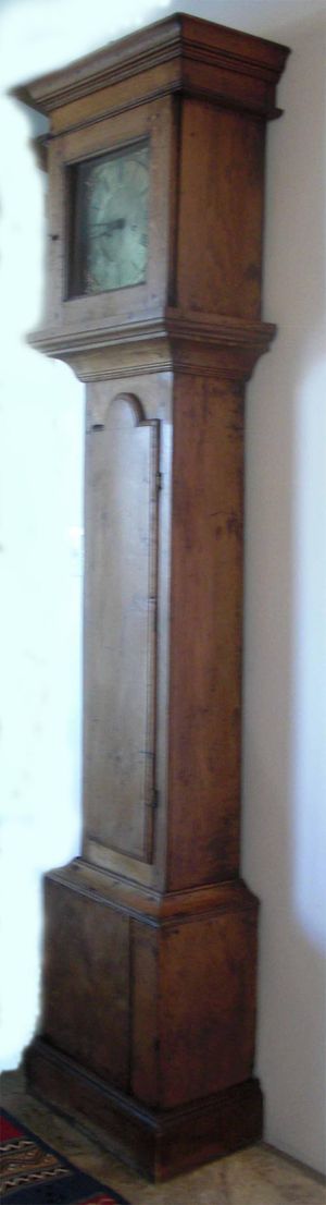 1730년경 게인즈버러(링컨셔)의 티모시 메이슨의 롱케이스 시계